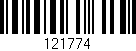 Código de barras (EAN, GTIN, SKU, ISBN): '121774'
