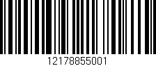 Código de barras (EAN, GTIN, SKU, ISBN): '12178855001'