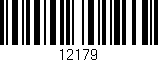 Código de barras (EAN, GTIN, SKU, ISBN): '12179'