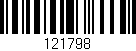 Código de barras (EAN, GTIN, SKU, ISBN): '121798'