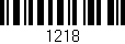 Código de barras (EAN, GTIN, SKU, ISBN): '1218'