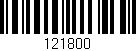Código de barras (EAN, GTIN, SKU, ISBN): '121800'