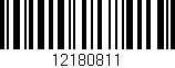 Código de barras (EAN, GTIN, SKU, ISBN): '12180811'
