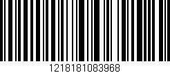 Código de barras (EAN, GTIN, SKU, ISBN): '1218181083968'