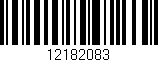 Código de barras (EAN, GTIN, SKU, ISBN): '12182083'