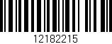 Código de barras (EAN, GTIN, SKU, ISBN): '12182215'