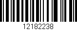 Código de barras (EAN, GTIN, SKU, ISBN): '12182238'