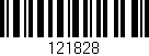 Código de barras (EAN, GTIN, SKU, ISBN): '121828'