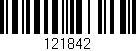 Código de barras (EAN, GTIN, SKU, ISBN): '121842'
