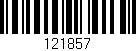 Código de barras (EAN, GTIN, SKU, ISBN): '121857'