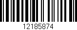Código de barras (EAN, GTIN, SKU, ISBN): '12185874'