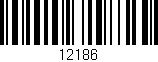 Código de barras (EAN, GTIN, SKU, ISBN): '12186'