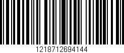 Código de barras (EAN, GTIN, SKU, ISBN): '1218712694144'