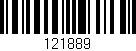 Código de barras (EAN, GTIN, SKU, ISBN): '121889'