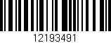 Código de barras (EAN, GTIN, SKU, ISBN): '12193491'