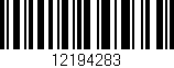 Código de barras (EAN, GTIN, SKU, ISBN): '12194283'