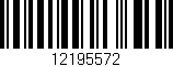Código de barras (EAN, GTIN, SKU, ISBN): '12195572'