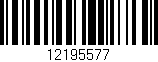 Código de barras (EAN, GTIN, SKU, ISBN): '12195577'