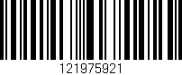 Código de barras (EAN, GTIN, SKU, ISBN): '121975921'