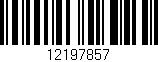Código de barras (EAN, GTIN, SKU, ISBN): '12197857'