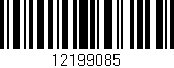 Código de barras (EAN, GTIN, SKU, ISBN): '12199085'