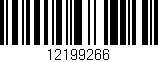 Código de barras (EAN, GTIN, SKU, ISBN): '12199266'