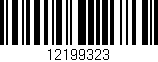 Código de barras (EAN, GTIN, SKU, ISBN): '12199323'