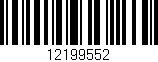 Código de barras (EAN, GTIN, SKU, ISBN): '12199552'