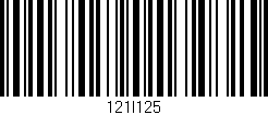 Código de barras (EAN, GTIN, SKU, ISBN): '121I125'