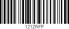 Código de barras (EAN, GTIN, SKU, ISBN): '121ZRFF'