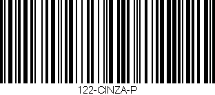 Código de barras (EAN, GTIN, SKU, ISBN): '122-CINZA-P'