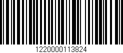 Código de barras (EAN, GTIN, SKU, ISBN): '1220000113824'