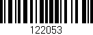 Código de barras (EAN, GTIN, SKU, ISBN): '122053'