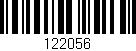 Código de barras (EAN, GTIN, SKU, ISBN): '122056'