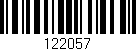Código de barras (EAN, GTIN, SKU, ISBN): '122057'