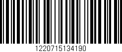 Código de barras (EAN, GTIN, SKU, ISBN): '1220715134190'
