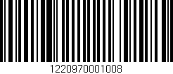 Código de barras (EAN, GTIN, SKU, ISBN): '1220970001008'