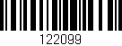 Código de barras (EAN, GTIN, SKU, ISBN): '122099'