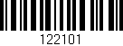 Código de barras (EAN, GTIN, SKU, ISBN): '122101'