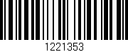 Código de barras (EAN, GTIN, SKU, ISBN): '1221353'