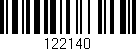 Código de barras (EAN, GTIN, SKU, ISBN): '122140'