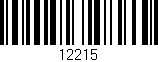 Código de barras (EAN, GTIN, SKU, ISBN): '12215'