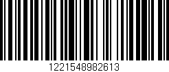Código de barras (EAN, GTIN, SKU, ISBN): '1221548982613'