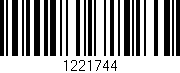 Código de barras (EAN, GTIN, SKU, ISBN): '1221744'