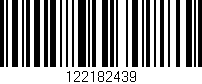 Código de barras (EAN, GTIN, SKU, ISBN): '122182439'