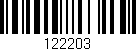 Código de barras (EAN, GTIN, SKU, ISBN): '122203'