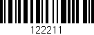 Código de barras (EAN, GTIN, SKU, ISBN): '122211'