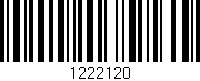 Código de barras (EAN, GTIN, SKU, ISBN): '1222120'