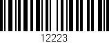 Código de barras (EAN, GTIN, SKU, ISBN): '12223'