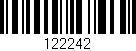 Código de barras (EAN, GTIN, SKU, ISBN): '122242'